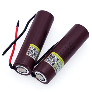 Liitokala For nye HG2 18650 3000mAh batteri 18650HG2 3,6 V udledning 20A, dedikeret batterier+DIY Silica gel Kabel