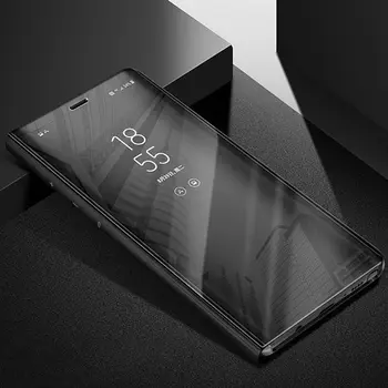 50STK Til Samsung Galaxy S8 Plus Note8 / S9/ S9 plus Clear View Mirror, Læder Flip Stå Case Cover Til samsung S20ultra S10