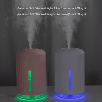 3 i i luft Luftfugter USB-Aromaterapi Diffuser med LED Lampe Ultralyd Kølige Tåge Humificador Difusor for kontor Bil Tåge Kaffefaciliteter