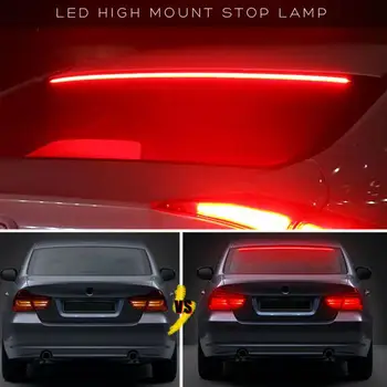 1 stk 12V Bil LED Strip Bremse Lys Universal Bageste Hale Advarsel Sluk Signal Lampe Kører Lys Auto Interiør Tilbehør