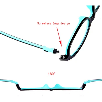 Iboode Optisk Børn Briller Ramme TR90 Silikone Briller Børn Fleksibel Beskyttende Børn Briller Dioptri Briller Gummi