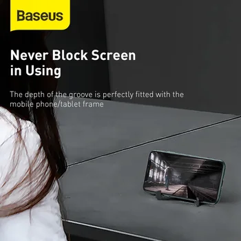 Baseus Mini Mobiltelefon Holder Bærbare Rejser Tablet-Holder 360 Graders Rotation Spejl Holder spillekonsol holder til iPhone
