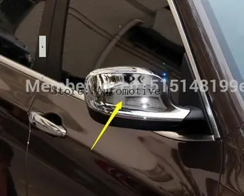 Bil bakspejl Dække Trim kroppen sidespejl dække caps trim Fit For bmw X3 F25 2012 2013 abs chrome 2 stk pr sæt
