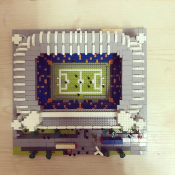 Fodbold Old Trafford Camp Nou Bernabeu San Sir Stadion Real Madrid, Barcelona-Klubben DIY Diamant Bygning Små Blokke Toy ingen Box
