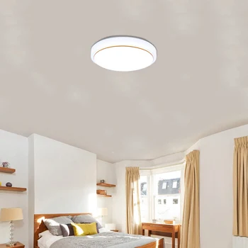 LED Akryl Loft Lys, Hvide Runde Soveværelse Balkon Lamper til Moderne Køkken Gangen LB88