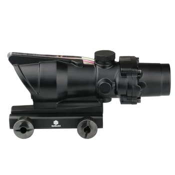 4X32 Fast Fiber Seværdigheder Optik Taktiske Seværdigheder Rifle Anvendelsesområde Krydse Jæger Jagt Llluminating Mikroskop Sort