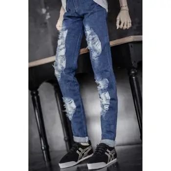 [wamami] Detaljeret Nødlidende Jeans 1/3 1/4 SD17 BJD Dukker Udstyr