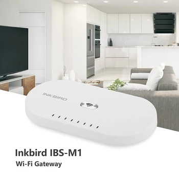 Inkbird IBS-M1 WI-FI Gateway Arbejder med Inkbird enheder (IBS-TH1& Mini & Plus, IBS-P01B, ED-20R-O, IBS-P01R-O) - max 4 udstyr