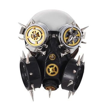 Kvinder/Mænd Gotiske Vintage Gear Spike Beskyttelsesbriller Cosplay Punk Nitte Gasmasker Steampunk Party Mask Halloween Maske Briller Retro