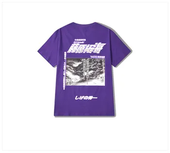 Europen Og Amerikanske Harajuku T-Shirt Mænd Skateboard-Hip Hop High Street Top Tee Fritidstøj Elskende Par Trasher T-Shirts