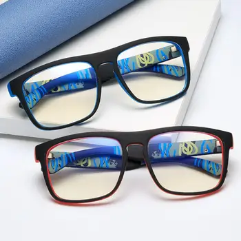 LongKeeper Vintage Anti Blå Lys Briller Kvinder Mænd Pladsen Klare Glas Optiske Briller Ramme Gennemsigtig Linse Brille Stel