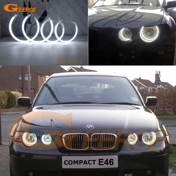 Fremragende Ultra bright Angel Eyes CCFL Halo Rings kit Dagen Lys Til BMW 3-Serie E46 Compact 2001 2002 2003 2004 2005