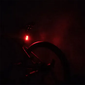 Cykel Af Cykel Lys Induktion Hale Lys Bike Cykel Advarselslampen Magnetiske Magt Generere Baglygte