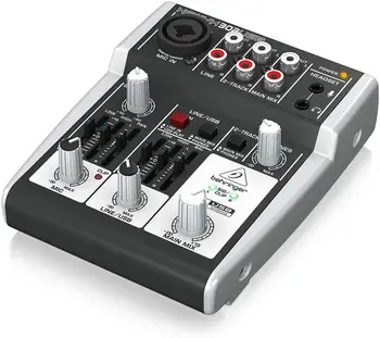 Behringer Xenyx-mixer 302USB Sound Mixing Console-Audio Mixer Premium 5-Input-Mixer-USB-Audio Interface, umc22