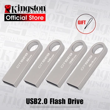 Kingston DTSE9 USB-Flash-Drev Metal Mini-Nøgle USB Stick 8GB 16GB 32GB Hukommelse Stick USB-Pendrive, Flash Pen-Drev Hukommelse