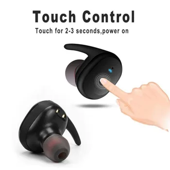 Y30 TWS Bluetooth Hovedtelefon Stereo Trådløse Hovedtelefoner støjreducerende Med Mikrofon Med Opladning Max Headset