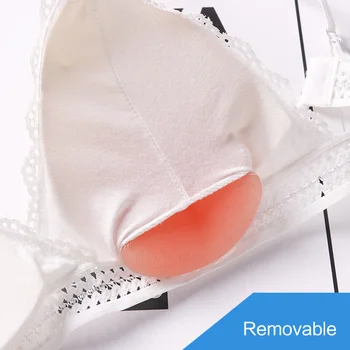 1 Par Silikone Trekant Bikini Badetøj Bh Sæt Pads Push Up Bh Pads Pasties Invisable Breast Enhancer Undertøj