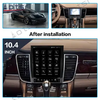 For Porsche Panamera 2011+ Android 9.0 Mms-Tesla HD-Skærm PX6 4G+64GB Bil Radio-Afspiller Bil GPS Navigation DSP Carplay