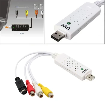 USB Video Capture-Kort Plug and Play-for WII PS3 XBO X360 til WIN7/8/10 Linux-Mac-System