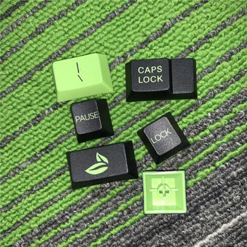 Kalk keycap 5-overflader Dye Sub cherry Højde med Særlige formål for mekanisk tastatur
