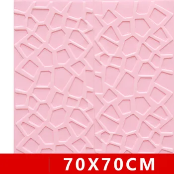 3D-Brick Wall Stickers Stue DIY PE Skum Tapet Paneler Værelses Decal Sten Dekoration Prægede Wallpapers Plakat 70*70cm