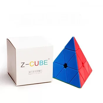 Nye Zcube 3x3 pyramide Magnetiske Trekant Magic Cube 7.3 cm Professionelle Hastighed Cube Twist cubo magico Pædagogisk Legetøj til kid spil
