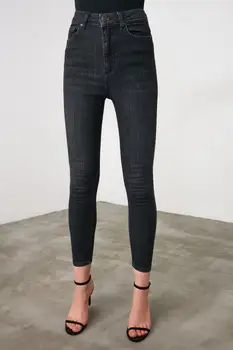 Trendyol Høj-Taljen Skinny Jeans TWOAW21JE0206
