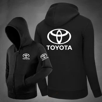 Vinter, efterår Trykt Toyota Sweatshirts Til mand kvinde Hættetrøjer frakke almindelige jakker