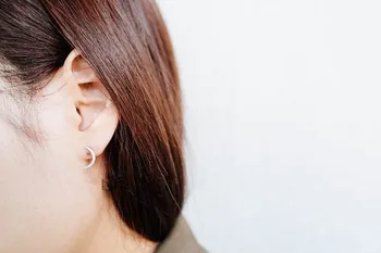 Mode crescent classic øreringe Rhinestone pryder moon øreringe til Kvinder Stud Øreringe