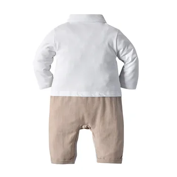 2021 Klassiske Børn Passer til Baby Drenge Tøj Nyfødte Træningsdragt Formelle Kjoler Romper Kostumer Til Børn 0-1Y