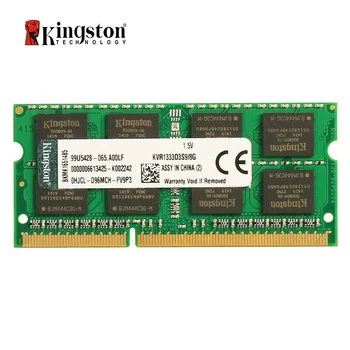 Kingston DDR3 8GB RAM bærbare computer ram 8 GB Hukommelse ddr3 1333Mhz KVR1333D9S9/8G CL9 1,5 V PC3-10600 204batteri Bærbar SODIMM RAM