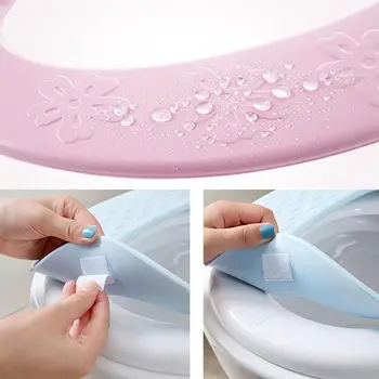 Four Seasons Universal Skum Indsætte Toilet Pude (Tilfældig Farve) Vandtæt Tyk design Nem Ren, Blød Behagelig