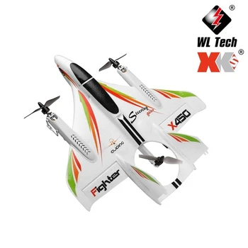 WLtoys XK X450 2,4 G 6CH 3D-6G RC Fly Børsteløs Lodret Start Med LED Lys RC Svævefly Fast Wing RC Fly RTF-RC Legetøj