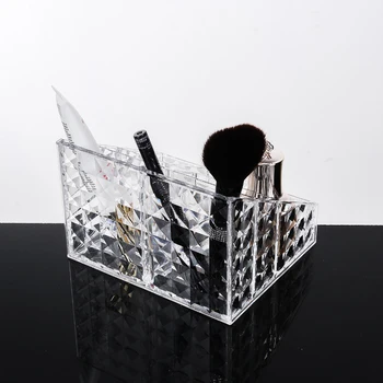 Kommode Akryl Kosmetiske opbevaringsboks Gennemsigtige Kvinde 's Lipstick Makeup Børste Opbevaring Kosmetik arrangør Rum til Opbevaring