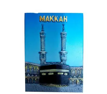 Makkah rejse souvenir-køleskab klistermærker