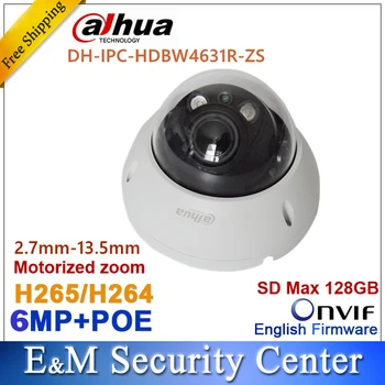 Original dahua IPC-HDBW4631R-ZS IP-Kamera 2.7 mm ~13,5 mm VF motoriserede linse IR 6MP 50M med CCTV netværk IP POE Dag Nat kamera