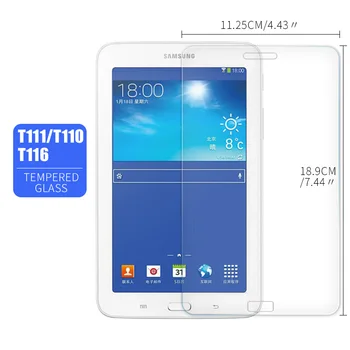 9H Screen Protector Til Samsung Galaxy Tab 3 Lite 7.0 Hærdet Glas til Samsung Tab3 Lite T110 T111 T116 7