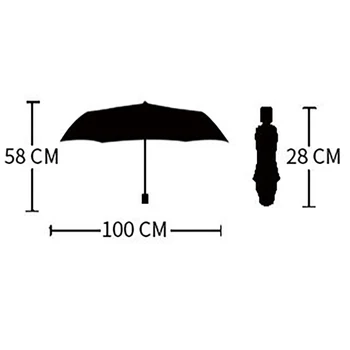 YADA INS Britisk Stil Blok Gitter Paraply Regn, UV-Charms Folde Paraply For Kvinder, Mænd Vindtæt Brugerdefinerede Parasoller YS200166