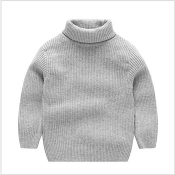 Drenge&Piger Sweater Nye 2020-Drenge Toppe, Strik Varm Pullover Rullekrave Børn Sweater Baby Pige Vinter Tøj Blød Bomuld,#5702