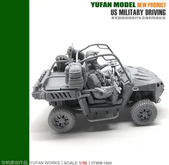Yufan Model 1/35 Harpiks Køretøjet For Os Terrængående Køretøj Model Kit YFWW35-1819