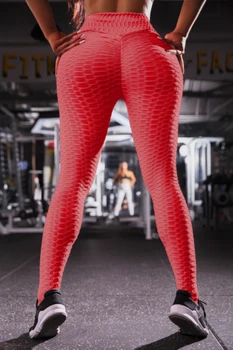 2020 Kvinders Høj Talje Push-Up Leggings Cellulite Skjule Flex Leggings Trænings-og tekstur Legging med Høj Talje Leggings Yoga Bukser
