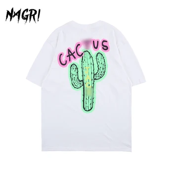 NAGRI mode Scott Travis tour korte ærmer KAKTUS net Kanye West mænds og kvinders løs, kortærmet T-shirt