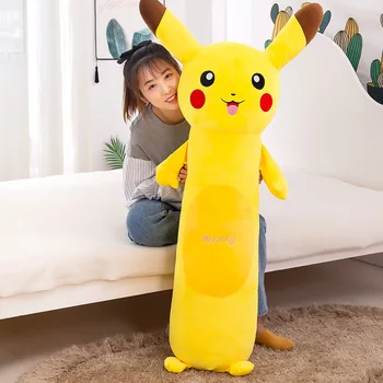 Cylindrisk Pikachu Dukke Plys Legetøj med Søvn Holder Pude Pokemon Dukke Dukke Pokemon Plys Unisex