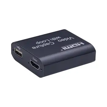 Mini Video Capture-Kort, HDMI-Til USB 3.0-Capture-Kort Optager Boksen Enhed For PS4 Spil, DVD, HD-Kamera Optagelse af Live Streaming