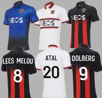 OGC Nice fodboldtrøjer DOLBERG 2020 2021 ATAL BÆRMEN, MELOU CYPRIEN Fodbold t-Shirt, RONY LOPES CLAUDE MAURICE Flot Jersey thailand