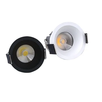 Super Lyse Anti Glare Forsænket Dæmpbar COB LED Downlights 7W 5W 3W LED Loft Spot Lys AC85~265V Baggrund Belysning