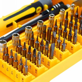 Præcision 45 I 1 Elektron Torx MIni Magnetisk Skruetrækker Sæt Værktøj håndværktøj Kit Åbning Reparation Telefon Værktøjer
