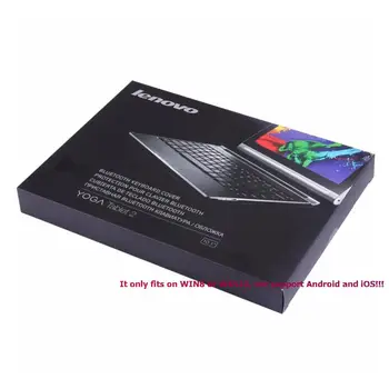 Lenovo BKC800 Bluetooth 4.0-Tastatur Cover fransk russisk amerikas forenede stater hebraisk spansk + Touchpad for Win8 Win10 Surface4 pro Yoga Tablet2