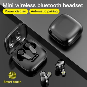 Trådløse Bluetooth Hovedtelefoner Touch Kontrol Sport Vandtætte Øretelefoner TWS500mah Miniheadsets Med Mikrofon