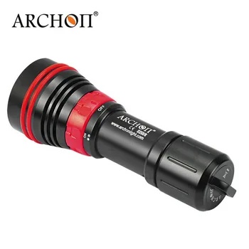 ARCHON D26VR W32R Dykning LED Lommelygte Hvid Rød Video Lys Fotografering Undersøiske Fakler 2000 Lumen 26650 Batteri